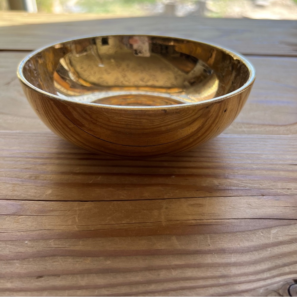 22 karat gold decorative bowl - Picture 5 of 10